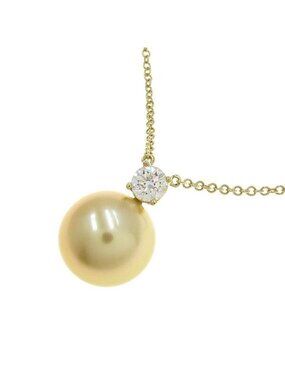 Tiffany & Co Golden Pearl Diamond Necklace